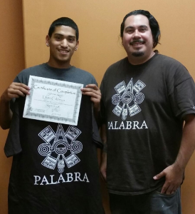 Salvador Hernandez and Efren Calderon (Ollin Graduate)